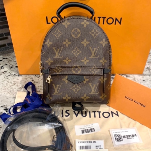 🆕 ❤️😍Authentic Louis Vuitton PALM SPRINGS MINI - Picture 3 of 16